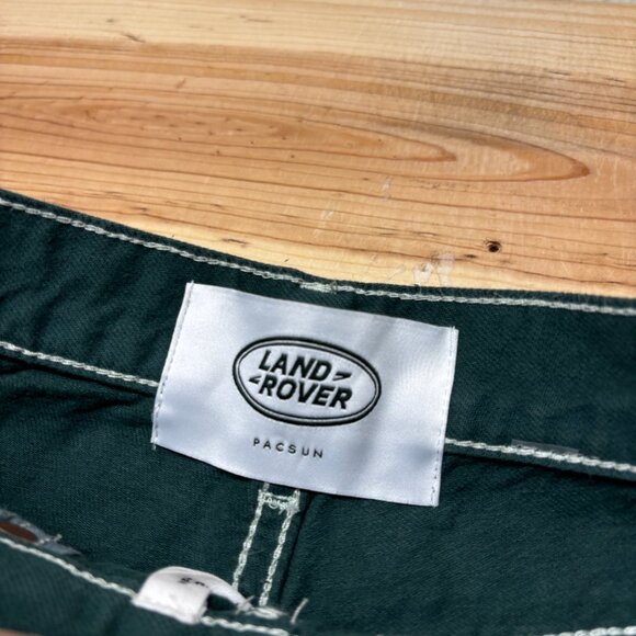PacSun Land Rover Jeans Womens 26 Green Denim Button Fly Straight 26x30 - Picture 5 of 11